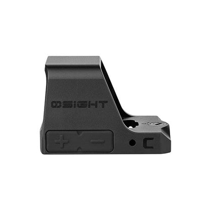 Olight Osight C - Optique à point rouge grande fenêtre - Point 3 MOA + Cercle 32 MOA - Batterie Chargement Latéral  NYCTALOPE  