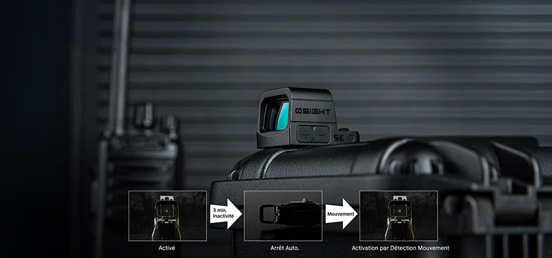 Olight Osight SE - Optique fermée à point vert avec empreinte RMSc et pile CR1620  NYCTALOPE  