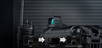 Olight Osight SE - Optique fermée à point vert avec empreinte RMSc et pile CR1620  NYCTALOPE  