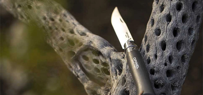 Couteau de poche Opinel Tradition Baroudeur N°08 – Noir brun Opinel