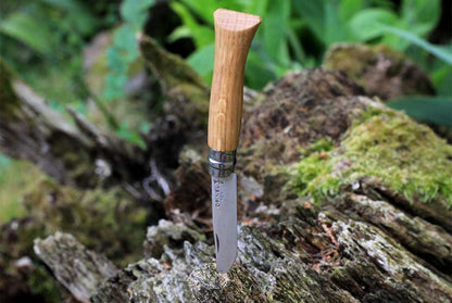 Couteau de poche Opinel Tradition Luxe Inox N°08 – Chêne Opinel
