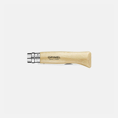 Opinel N°08 Tradition Inox – Couteau de poche pliant - Manche Hêtre - Lame 8.5 cm Opinel