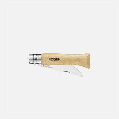 Opinel N°09 Tradition Inox – Couteau de poche pliant - Manche Hêtre - Lame 9 cm Opinel