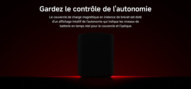 Olight Osight X - Optique Point Vert - 3 MOA Cercle 32 MOA - Empreinte RMR - Chargement Magnétique - Boîtier OAL  NYCTALOPE  
