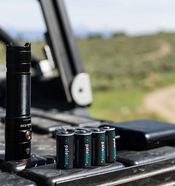 Batteries Paleblue Lithium CR123A - 860mAh - Rechargeable Type-C - 3V  NYCTALOPE  