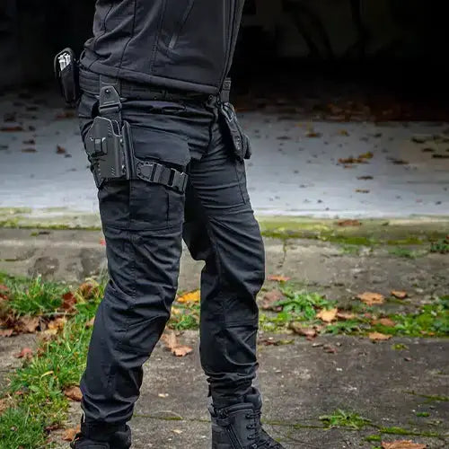 Pantalon de combat Noir GK DUTYCALL - pantalon tactique Ripstop stretch