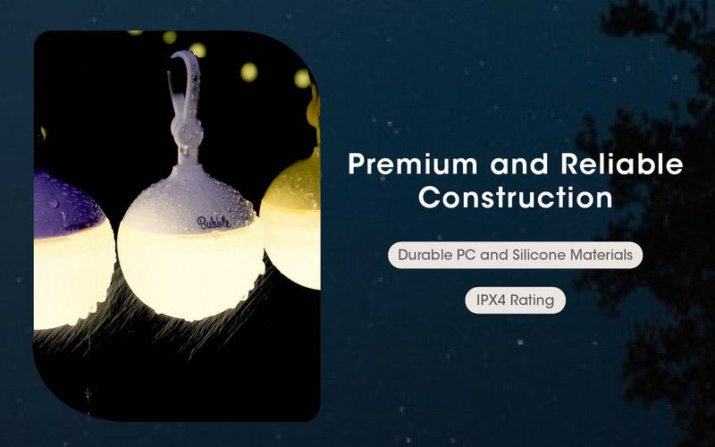 Mini lanterne magnétique de camping Bubble – 100 lumens  NYCTALOPE  