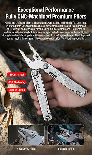 Pince Multifonction Klarus Horizon MT07 20-en-1 - Double Verrouillage - Grade Militaire  NYCTALOPE  