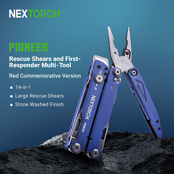 Nextorch Multi Tools Pioneer MT20 - Pince Outils Multifonctions - Bleu Nextorch