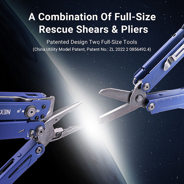 Nextorch Multi Tools Pioneer MT20 - Pince Outils Multifonctions - Bleu  NYCTALOPE  