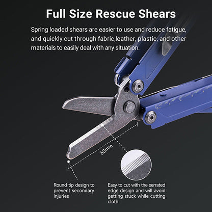 Nextorch Multi Tools Pioneer MT20 - Pince Outils Multifonctions - Bleu  NYCTALOPE  