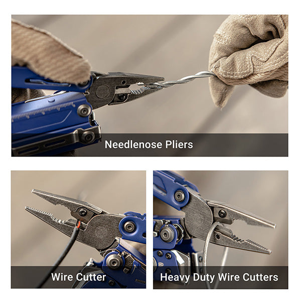 Nextorch Multi Tools Pioneer MT20 - Pince Outils Multifonctions - Bleu  NYCTALOPE  