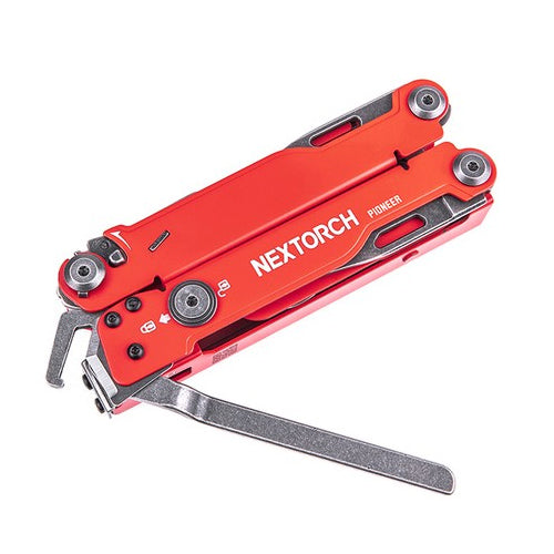 Nextorch Multi Tools Pioneer MT20 - Pince Outils Multifonctions - Rouge - NYCTALOPE