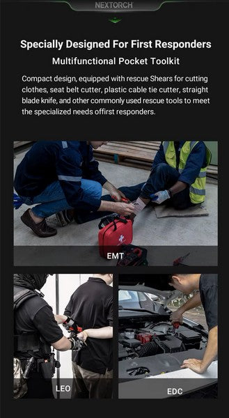 Nextorch Multi Tools Pioneer MT20 - Pince Outils Multifonctions - Rouge - NYCTALOPE