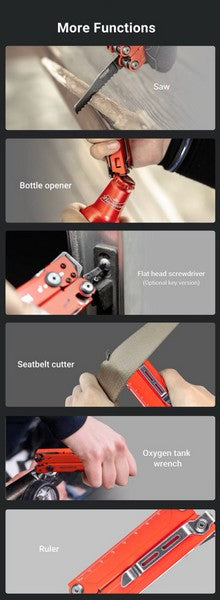 Nextorch Multi Tools Pioneer MT20 - Pince Outils Multifonctions - Rouge - NYCTALOPE