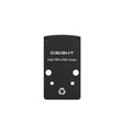 Plaque Adaptatrice Olight Osight RMR vers RMSc - Acier Inoxydable SUS420 - Revêtement PVD - NYCTALOPE