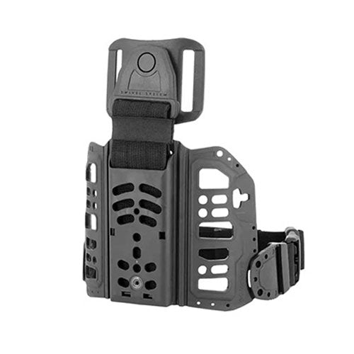 Plaque tactique de hanche GK Pro 97005KT - Port à la hanche - Système pivotant - Sangles anti-glisse - Compatible étuis GK - NYCTALOPE