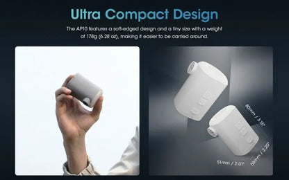 Pompe à air AP10 – 300 L/m – 4,5 kPa + Lanterne 300 Lumens – Rechargeable  NYCTALOPE  