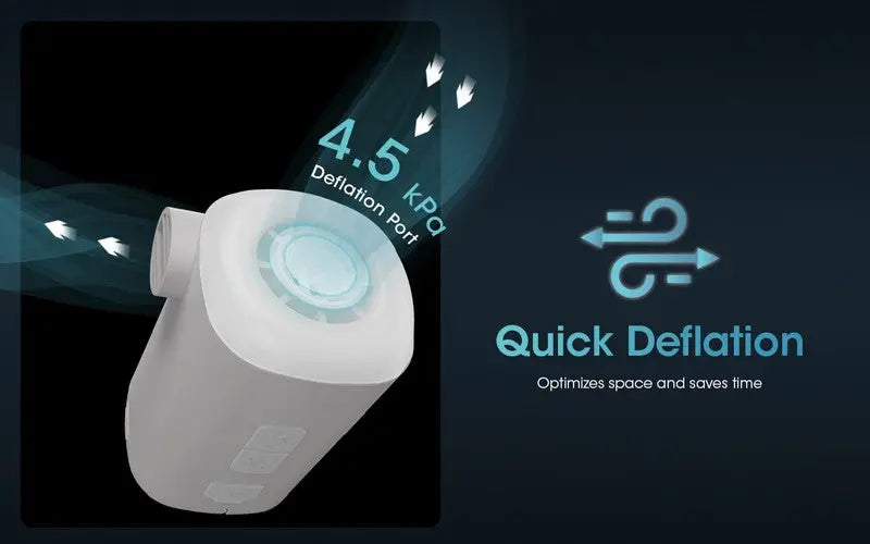 Pompe à air AP10 – 300 L/m – 4,5 kPa + Lanterne 300 Lumens – Rechargeable  NYCTALOPE  