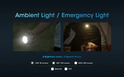 Pompe à air AP10 – 300 L/m – 4,5 kPa + Lanterne 300 Lumens – Rechargeable  NYCTALOPE  