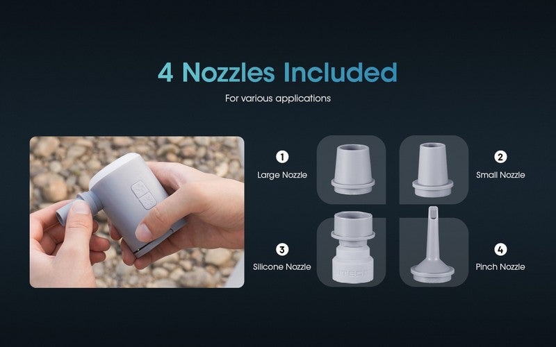 Pompe à air AP10 – 300 L/m – 4,5 kPa + Lanterne 300 Lumens – Rechargeable  NYCTALOPE  