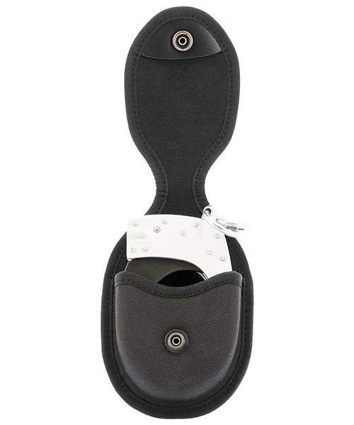 Porte-Menottes GK Pro 9510 – RED LABEL - Port horizontal ou vertical - Ceintures 30 à 50 mm - Ouverture rapide - Design discret