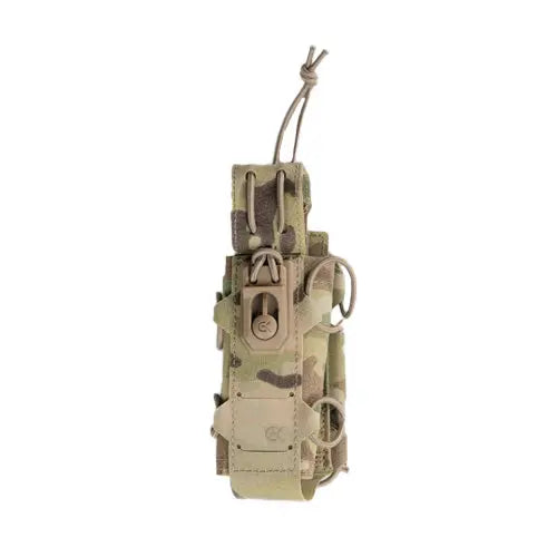 Porte-lampe GK DUTYCALL Multicam - étui MOLLE à ouverture rapide pour lampe tactique