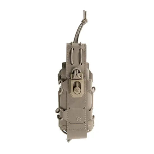 Porte-lampe GK DUTYCALL - étui MOLLE à ouverture rapide pour lampe tactique (Coyote, Marine, Noir)