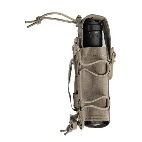 Porte-lampe GK DUTYCALL - étui MOLLE à ouverture rapide pour lampe tactique (Coyote, Marine, Noir)