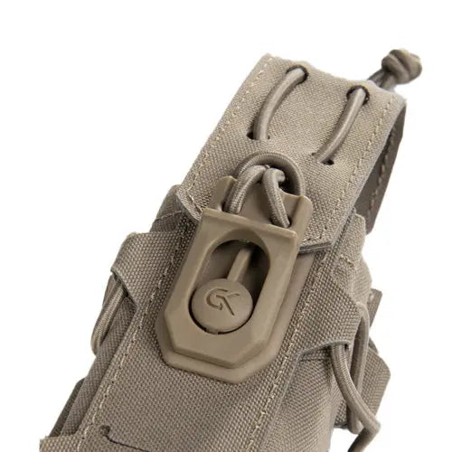Porte-lampe GK DUTYCALL - étui MOLLE à ouverture rapide pour lampe tactique (Coyote, Marine, Noir)