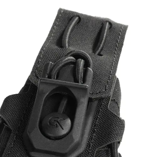 Porte-lampe GK DUTYCALL - étui MOLLE à ouverture rapide pour lampe tactique (Coyote, Marine, Noir)