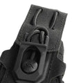 Porte-lampe GK DUTYCALL - étui MOLLE à ouverture rapide pour lampe tactique (Coyote, Marine, Noir)