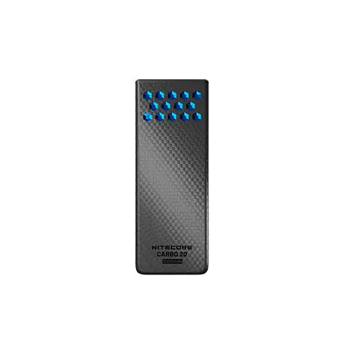 Powerbank Nitecore CARBO 20 - 20 000mAh - 65W - Charge Rapide Bidirectionnelle - IPX8