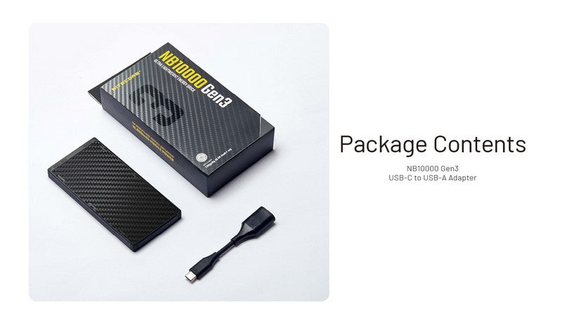 Powerbank Nitecore NB10000 GEN3 – 10 000mAh  NYCTALOPE  