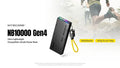Powerbank Nitecore NB10000 GEN4 – 10 000mAh - Charge Rapide USB-C - IPX7 Submersible - Ultra-Légère  NYCTALOPE  