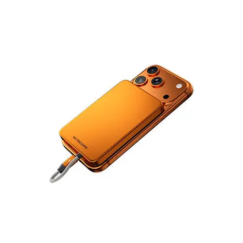 Powerbank Nitecore Pocket 5 5000mAh - 22,5W - Câble USB-C Intégré - Fixation Magnétique - IPX7 - NYCTALOPE