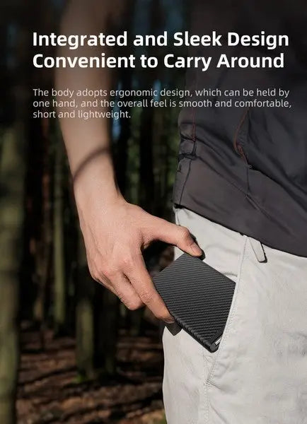 Powerbank batterie Klarus K5 - 10 000 mAh Ultraléger Fibre de Carbone  NYCTALOPE  