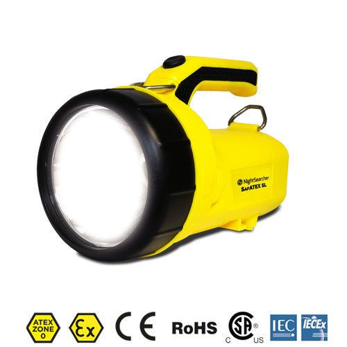 Projecteur Rechargeable Nightsearcher Sigma RSL 370 Lumens - ATEX - Zone 0 - Batterie Li-ion NightSearcher