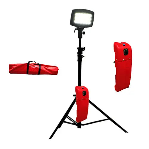 Projecteur Portable Nightsearcher SportStar Kit – 20 000 Lumens – Kit d’Éclairage Sport Rechargeable – Trépied 3,5 m - NYCTALOPE
