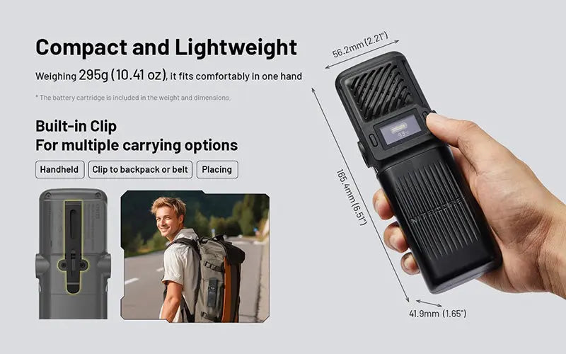 Répulsif Anti-Moustique Électrique Nitecore EMR25 - Multi-fonctions - Écran OLED - Batterie Externe 12000mAh  NYCTALOPE  