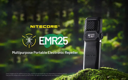 Répulsif Anti-Moustique Électrique Nitecore EMR25 - Multi-fonctions - Écran OLED - Batterie Externe 12000mAh  NYCTALOPE  