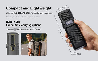 Répulsif Anti-Moustique Électrique Nitecore EMR25 - Multi-fonctions - Écran OLED - Batterie Externe 12000mAh  NYCTALOPE  