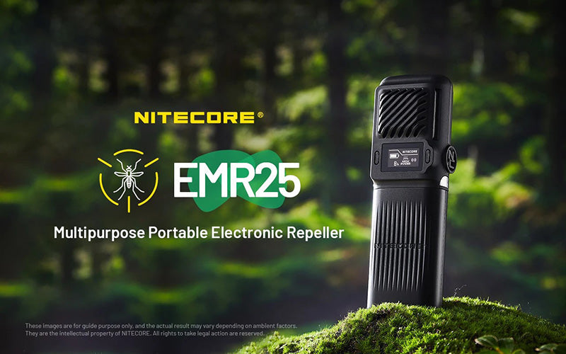 Répulsif Anti-Moustique Électrique Nitecore EMR25 - Multi-fonctions - Écran OLED - Batterie Externe 12000mAh  NYCTALOPE  