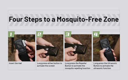 Répulsif Anti-Moustique Électrique Nitecore EMR25 - Multi-fonctions - Écran OLED - Batterie Externe 12000mAh  NYCTALOPE  