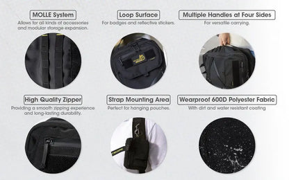 Sac à dos Imperméable Nitecore BP23 – 23L – Polyester 600D  NYCTALOPE  