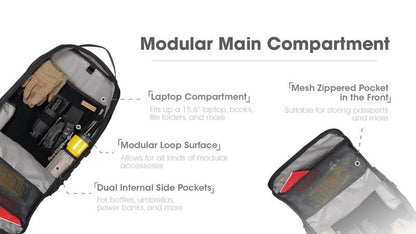 Sac à dos Nitecore BP23 PRO - imperméable 23 litres  NYCTALOPE  