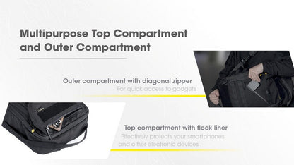 Sac à dos Nitecore BP23 PRO - imperméable 23 litres  NYCTALOPE  