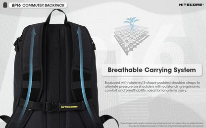 Sac à dos Nitecore BP16 - 16 litres - imperméable  NYCTALOPE  