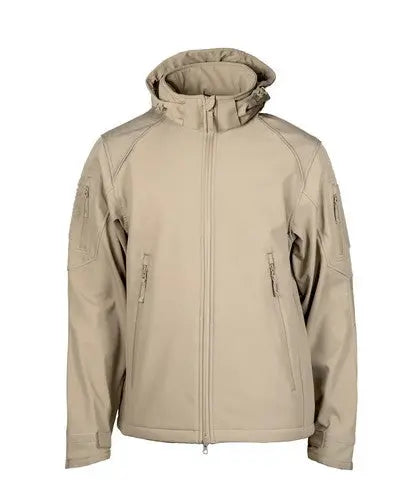 Softshell Ripstop Coyote GK DUTYCALL - veste softshell 3 couches imperméable et respirante