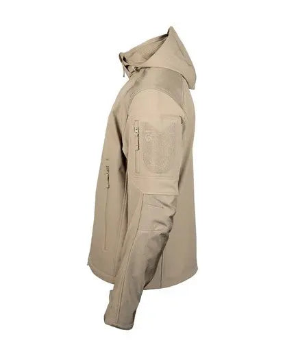 Softshell Ripstop Coyote GK DUTYCALL - veste softshell 3 couches imperméable et respirante